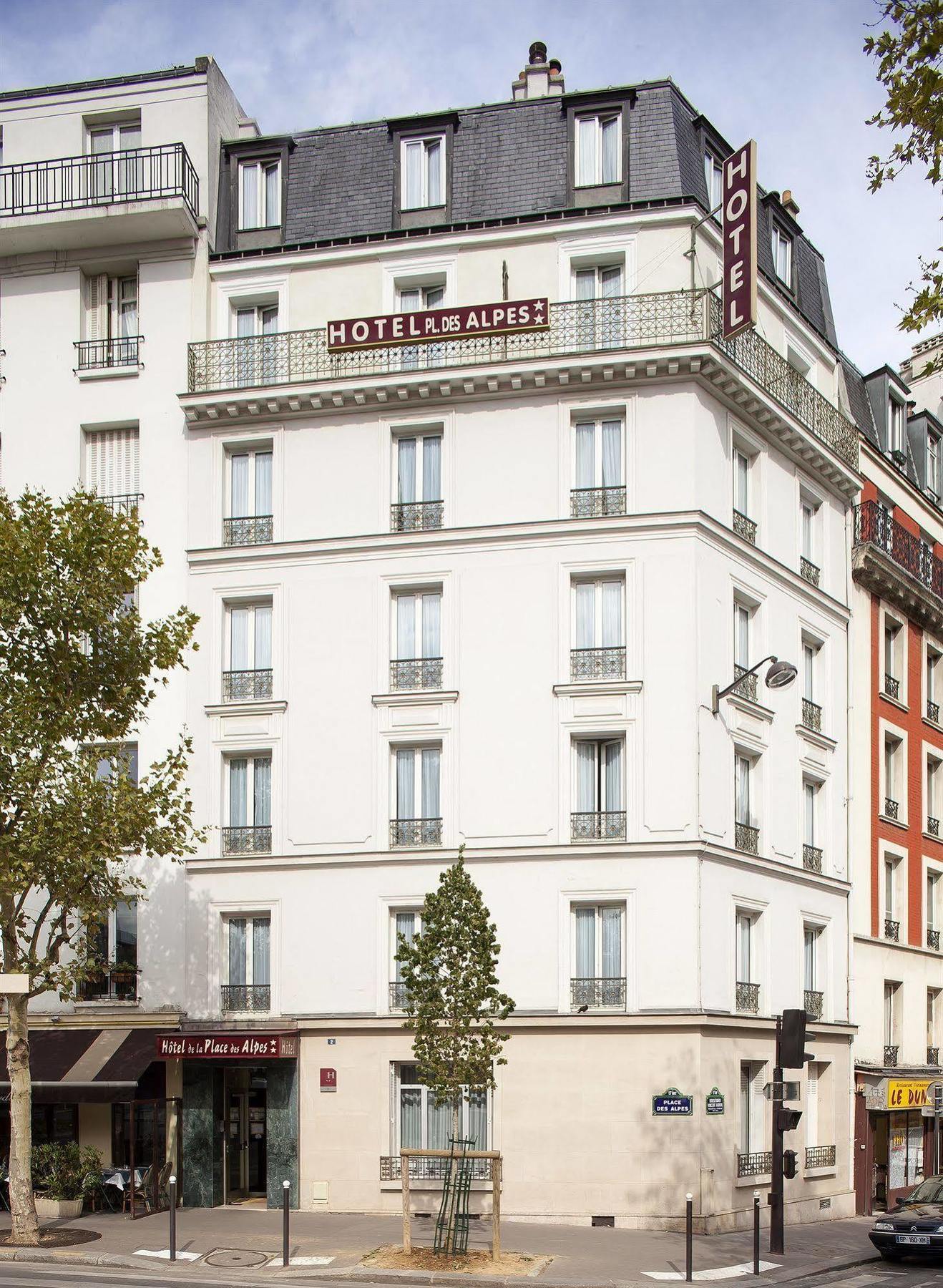 Hotel De La Place Des Alpes Paris Exterior foto